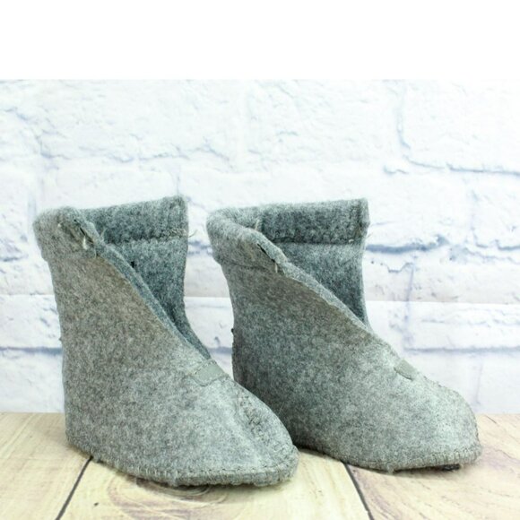 LL Bean Gray Wool Warm Replacement Boot Liner Inserts Size 5 - Picture 3 of 9